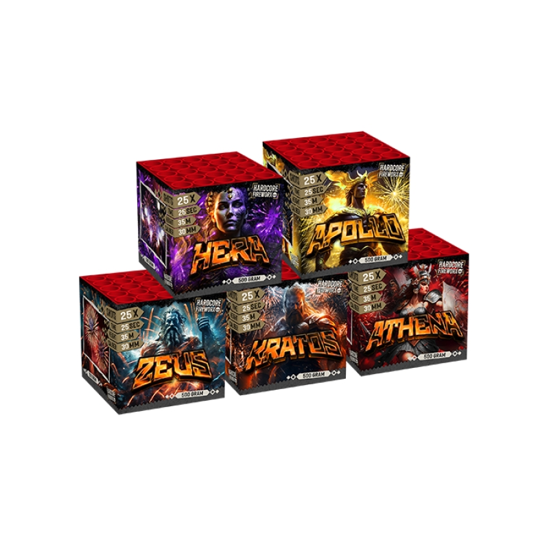 CLASH OF THE TITANS 5x25's XXL